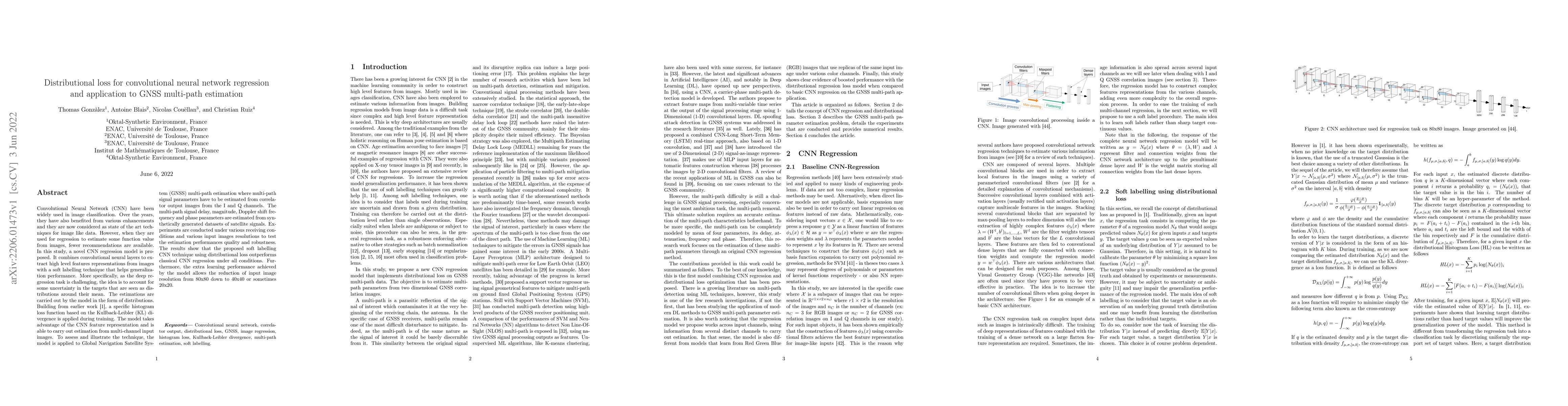 Thumbnail for Distributional loss for convolutional neural network regression and
  application to GNSS multi-path estimation