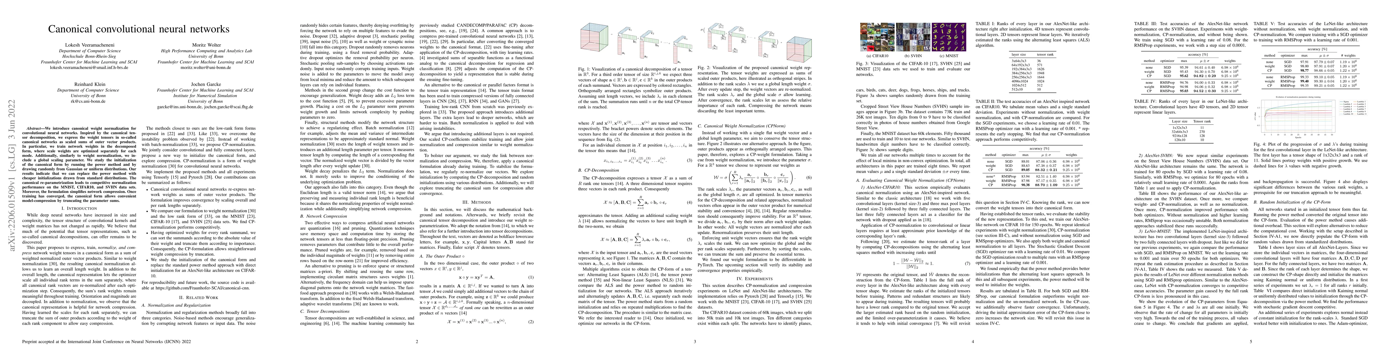 Thumbnail for Canonical convolutional neural networks