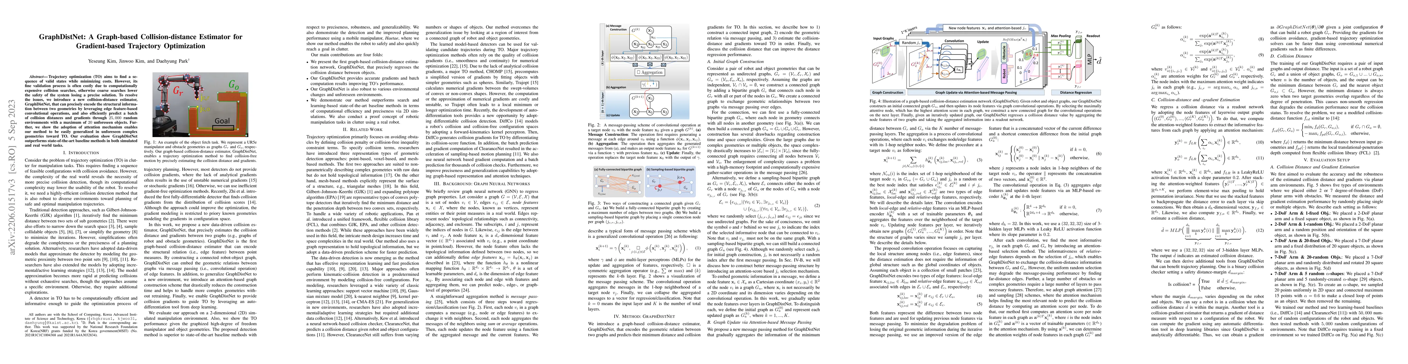 Thumbnail for GraphDistNet: A Graph-based Collision-distance Estimator for
  Gradient-based Trajectory Optimization