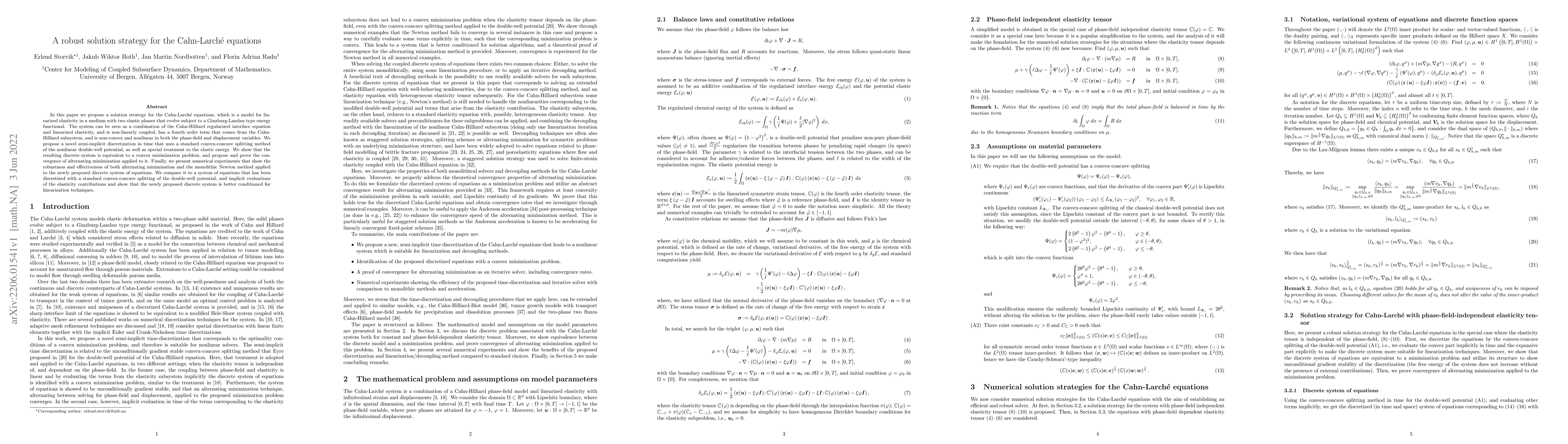 Thumbnail for A robust solution strategy for the Cahn-Larch\'e equations