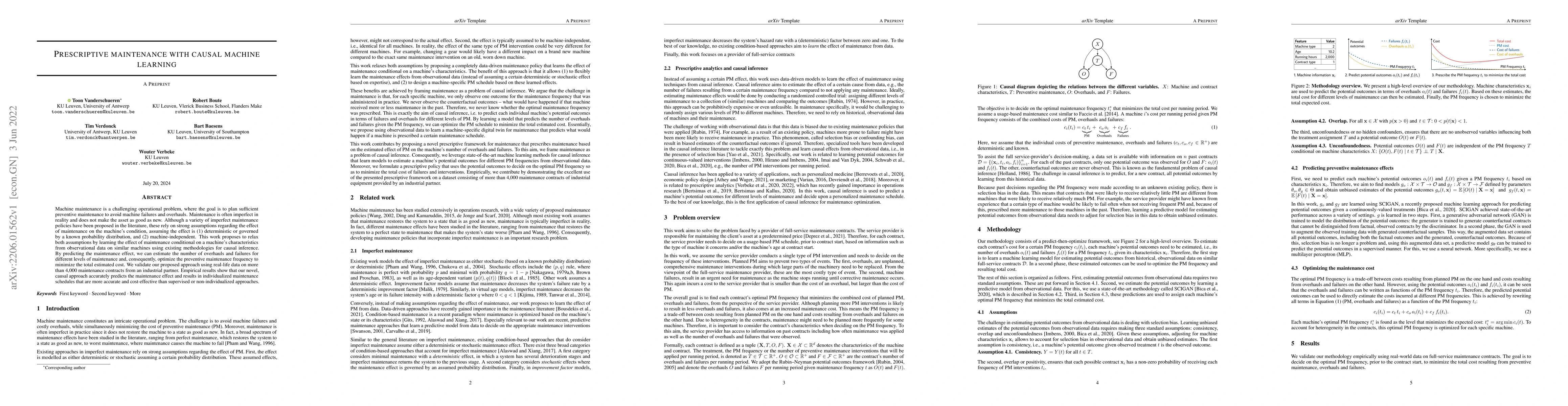 Thumbnail for Prescriptive maintenance with causal machine learning
