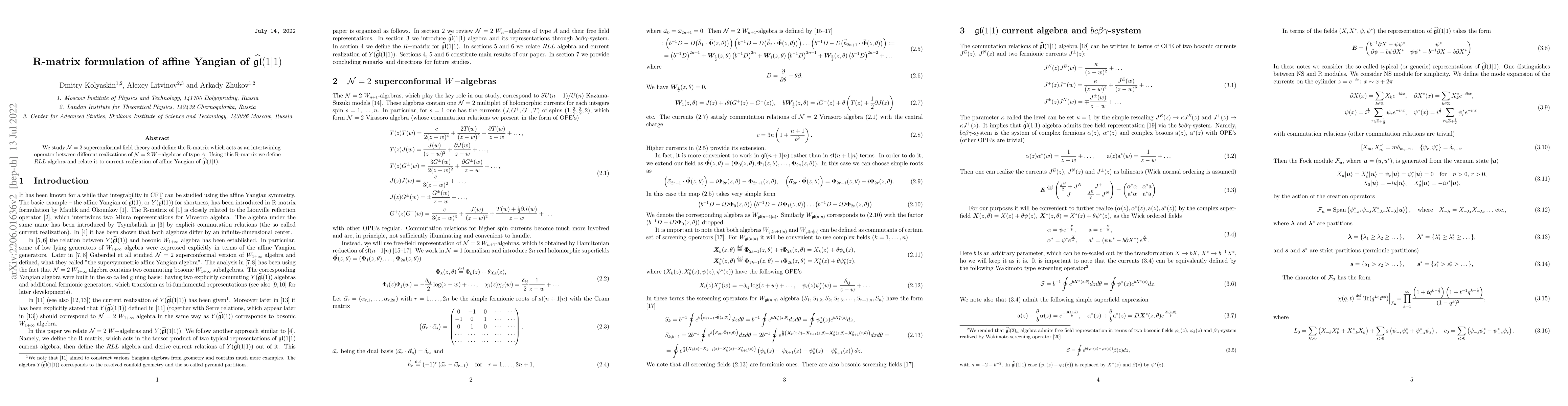 Thumbnail for R-matrix formulation of affine Yangian of $\hat{\mathfrak{gl}}(1|1)$