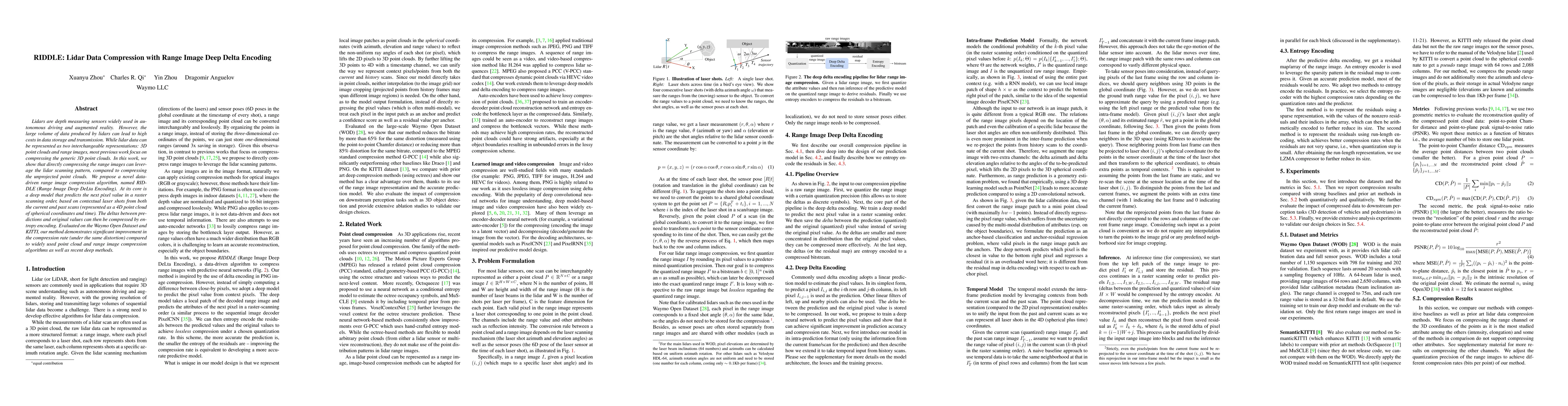 Thumbnail for RIDDLE: Lidar Data Compression with Range Image Deep Delta Encoding