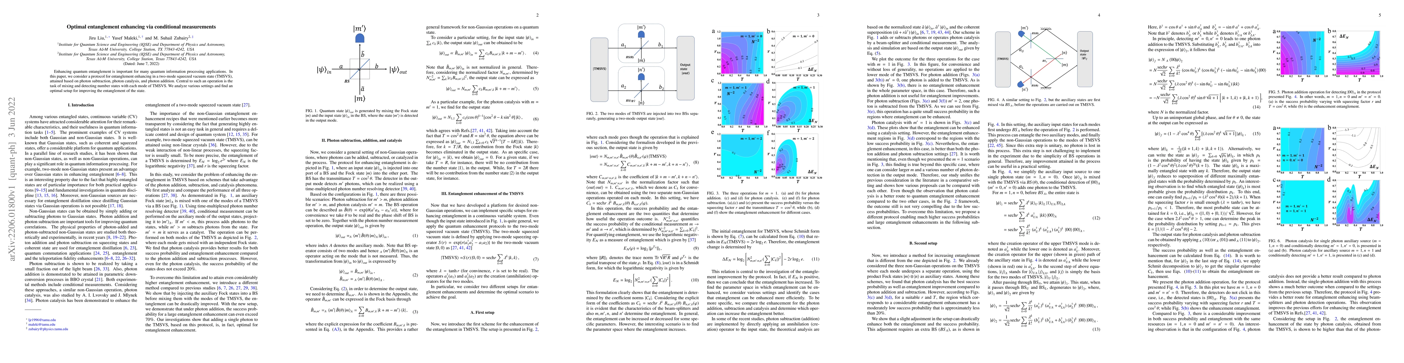 Thumbnail for Optimal entanglement enhancing via conditional measurements