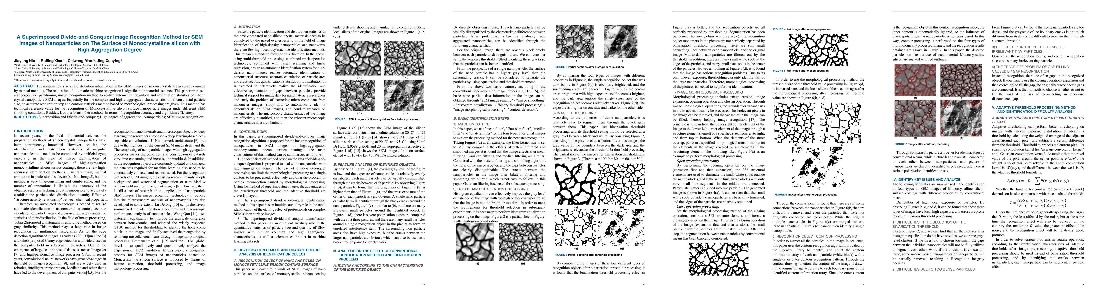 Thumbnail for A Superimposed Divide-and-Conquer Image Recognition Method for SEM
  Images of Nanoparticles on The Surface of Monocrystalline silicon with High
  Aggregation Degree