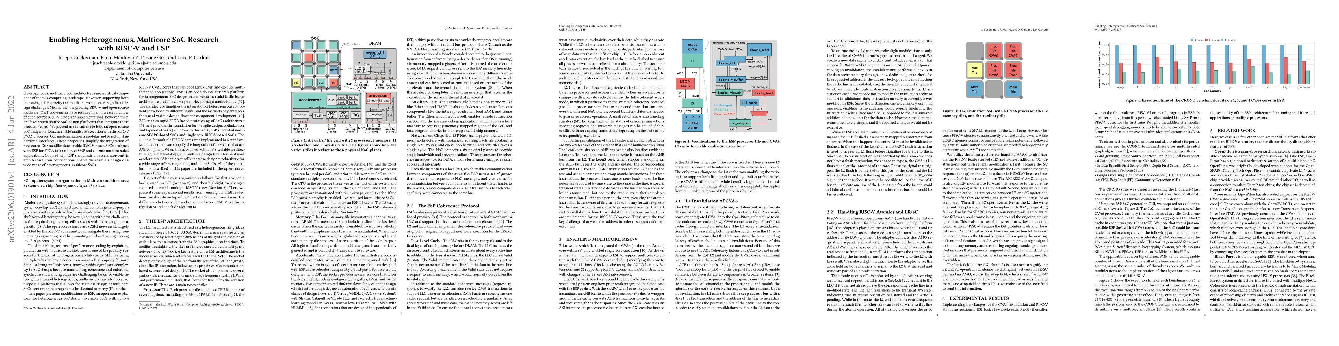 Thumbnail for Enabling Heterogeneous, Multicore SoC Research with RISC-V and ESP