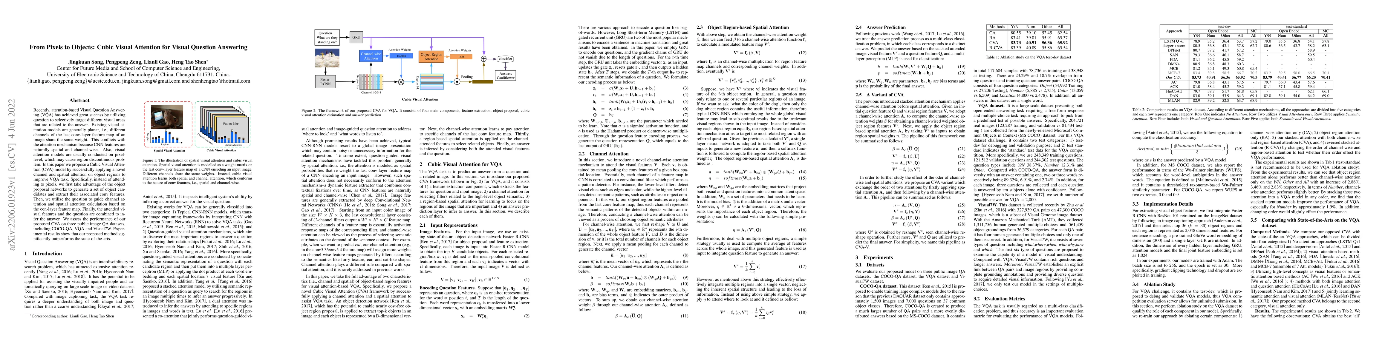 Thumbnail for From Pixels to Objects: Cubic Visual Attention for Visual Question
  Answering
