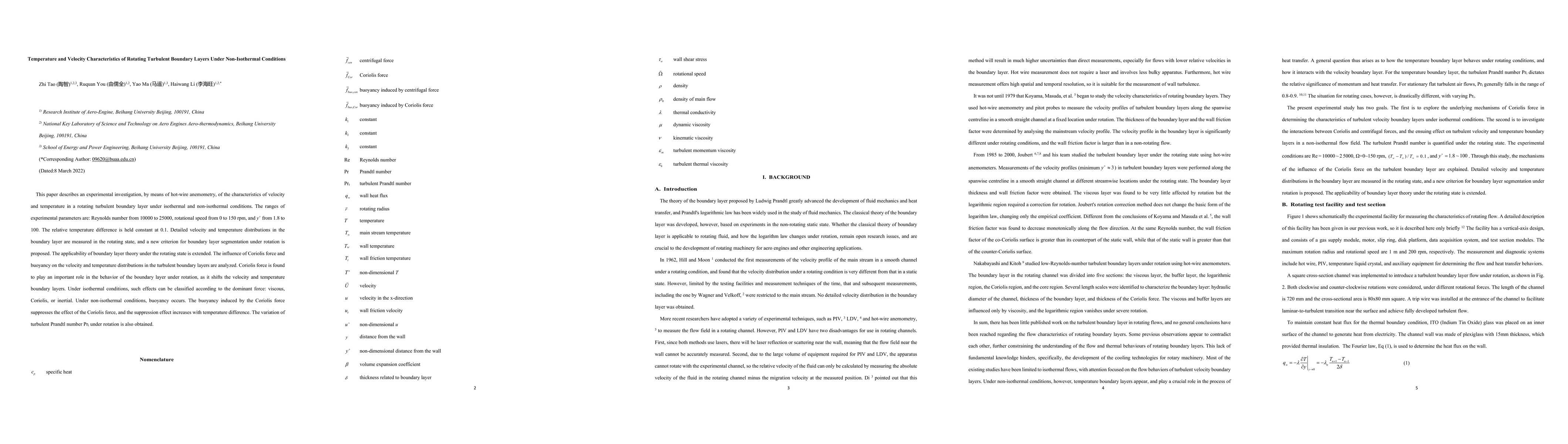 Thumbnail for Temperature and Velocity Characteristics of Rotating Turbulent Boundary
  Layers Under Non-Isothermal Conditions