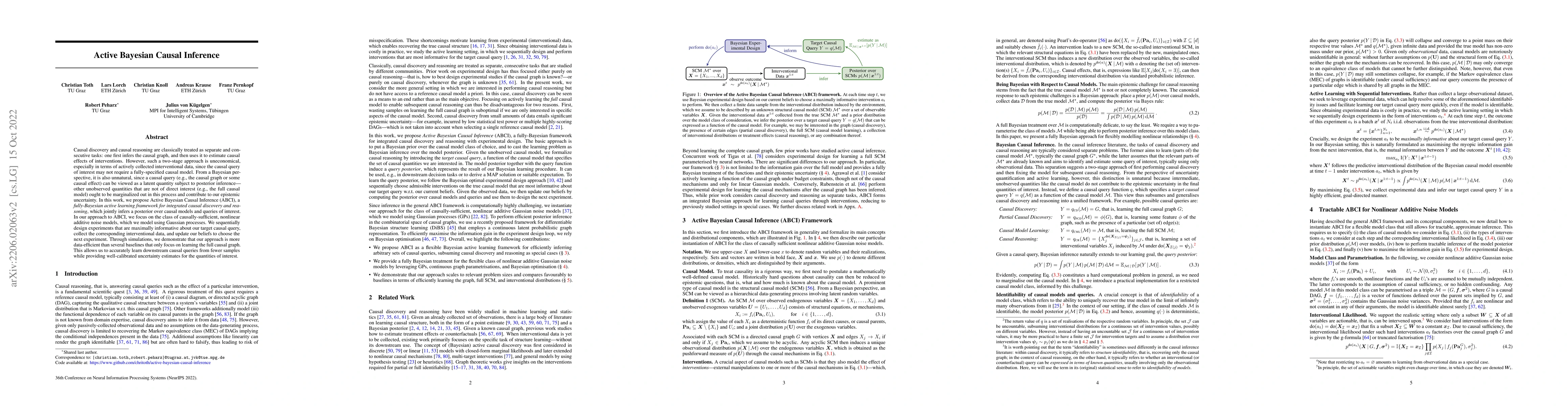 Thumbnail for Active Bayesian Causal Inference