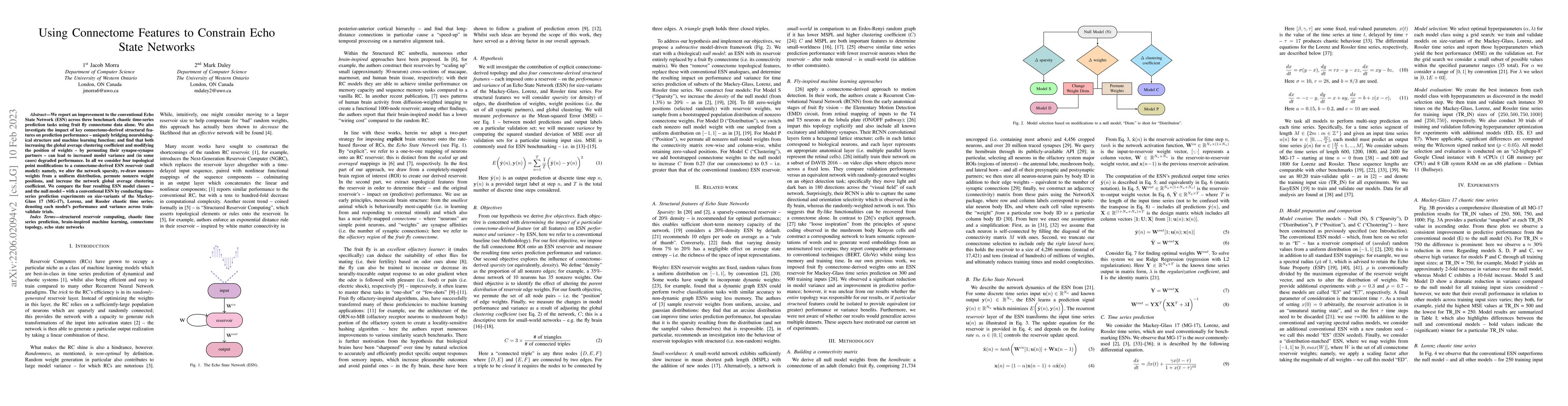 Thumbnail for Using Connectome Features to Constrain Echo State Networks