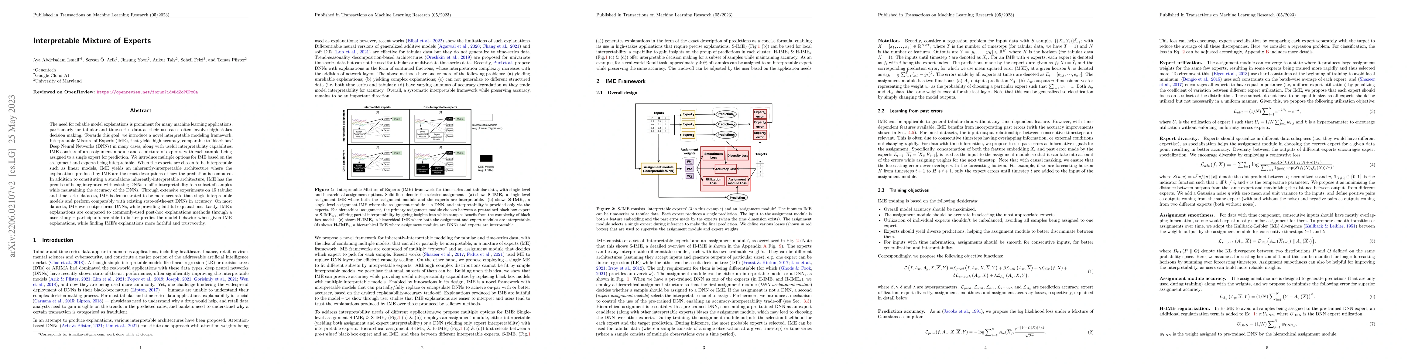 Thumbnail for Interpretable Mixture of Experts