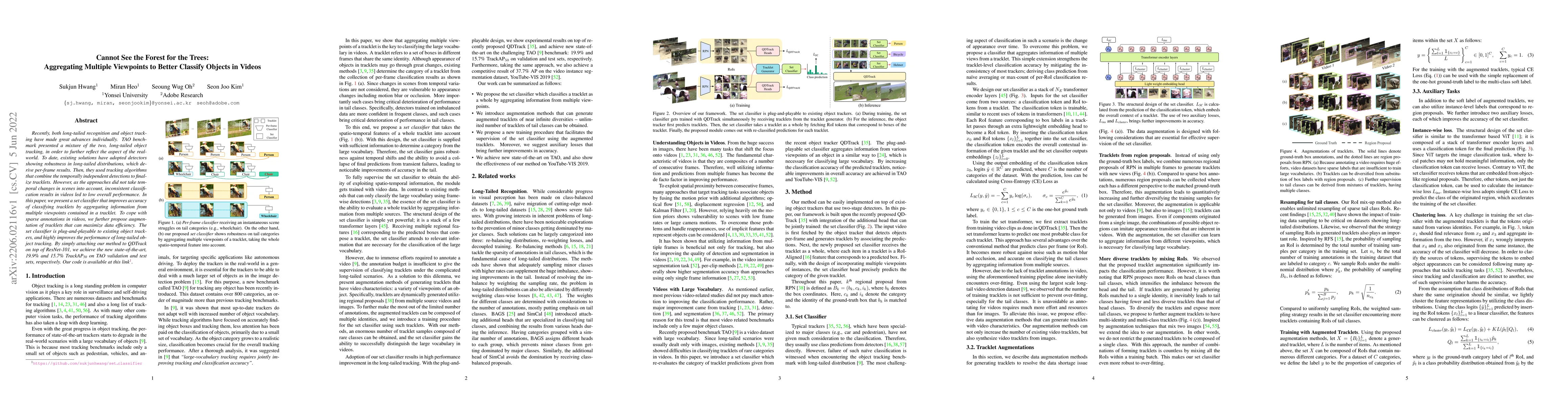 Thumbnail for Cannot See the Forest for the Trees: Aggregating Multiple Viewpoints to
  Better Classify Objects in Videos