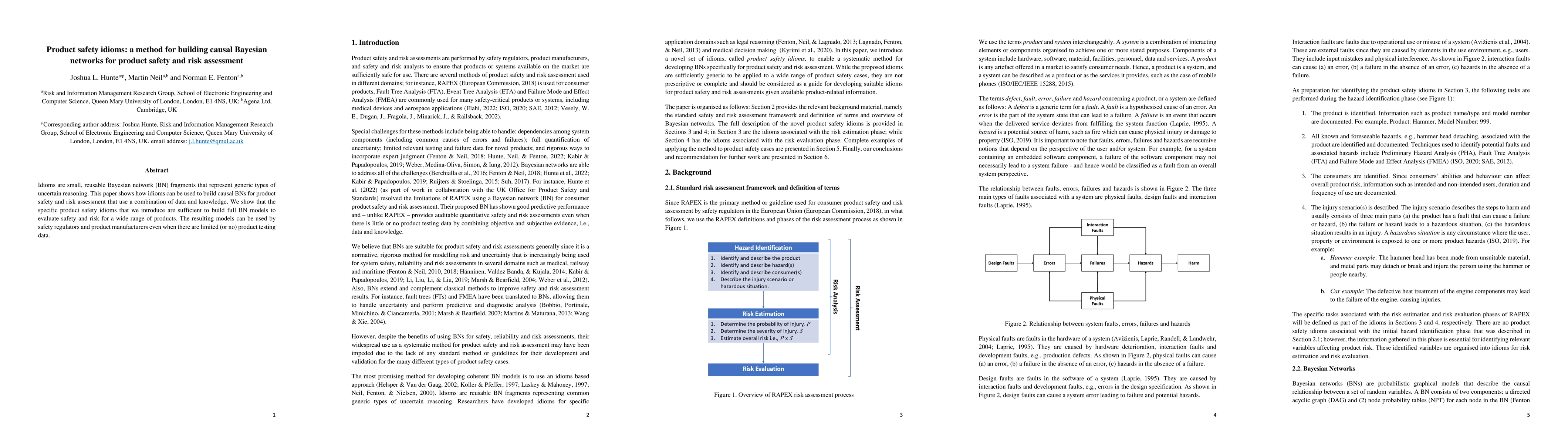 Thumbnail for Product safety idioms: a method for building causal Bayesian networks
  for product safety and risk assessment