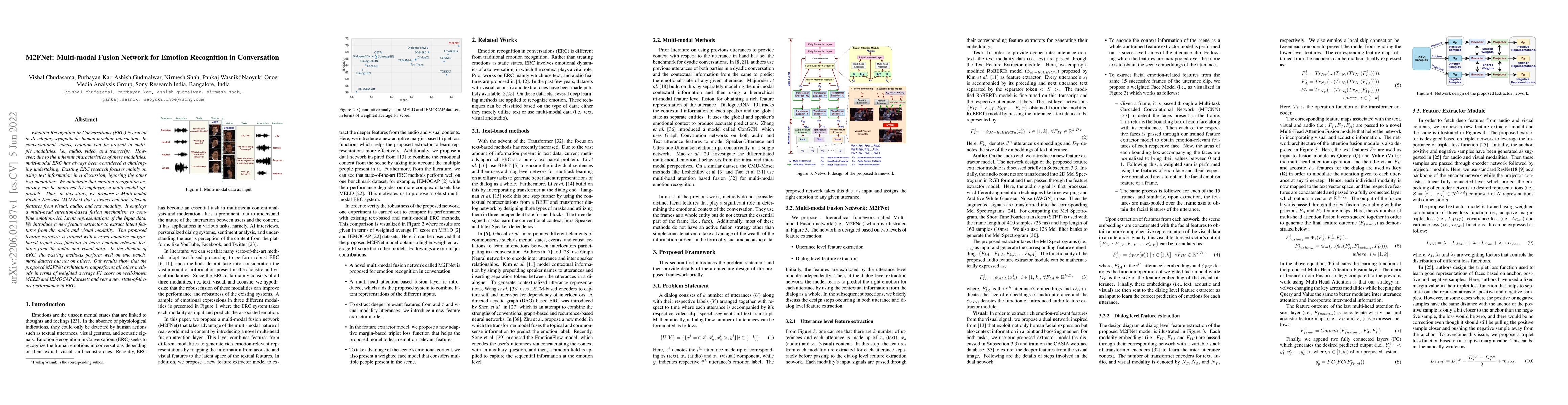 Thumbnail for M2FNet: Multi-modal Fusion Network for Emotion Recognition in
  Conversation