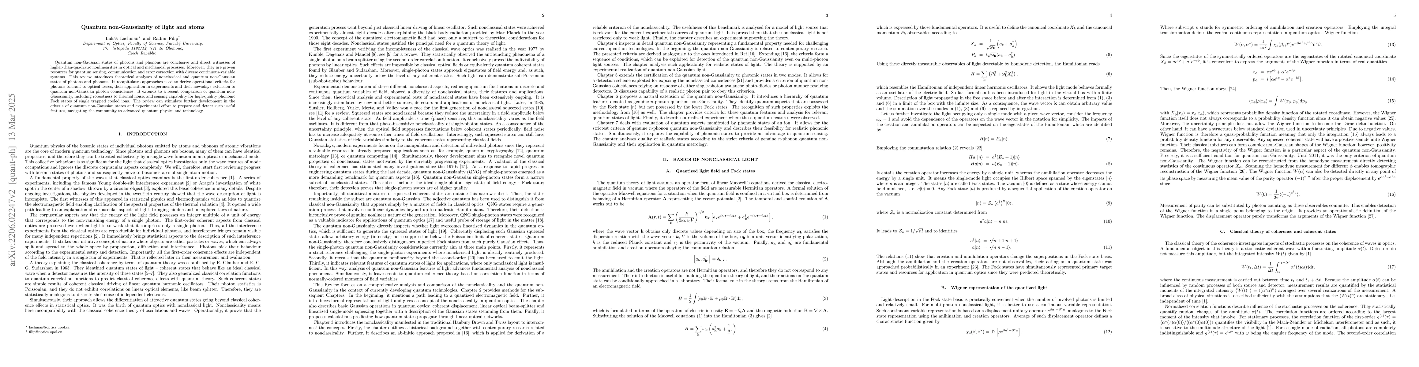 Thumbnail for Quantum non-Gaussianity of light and atoms