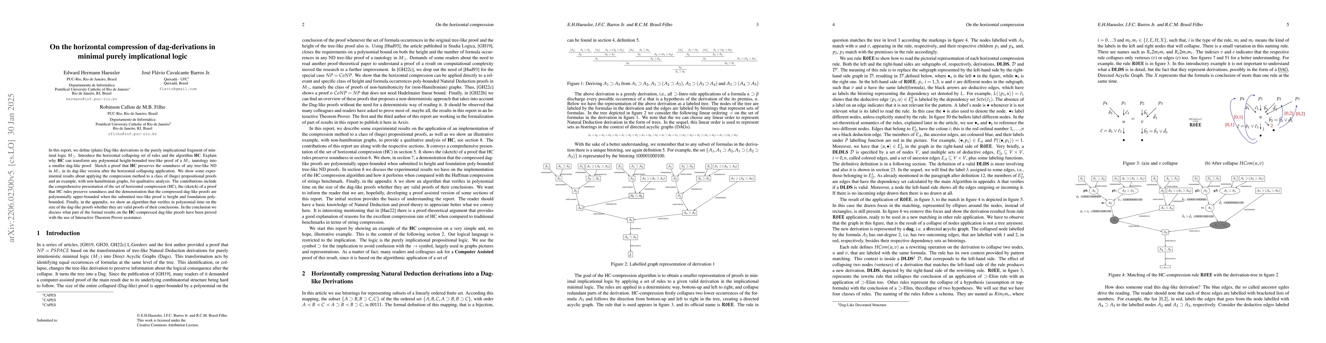Thumbnail for On the horizontal compression of dag-derivations in minimal purely
  implicational logic