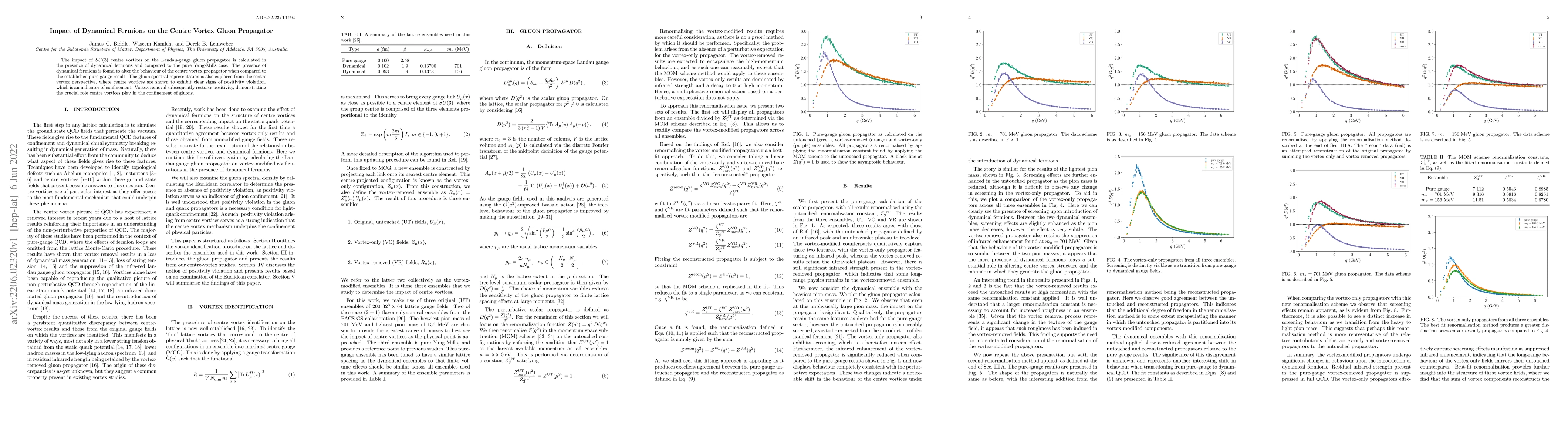 Thumbnail for Impact of Dynamical Fermions on the Centre Vortex Gluon Propagator