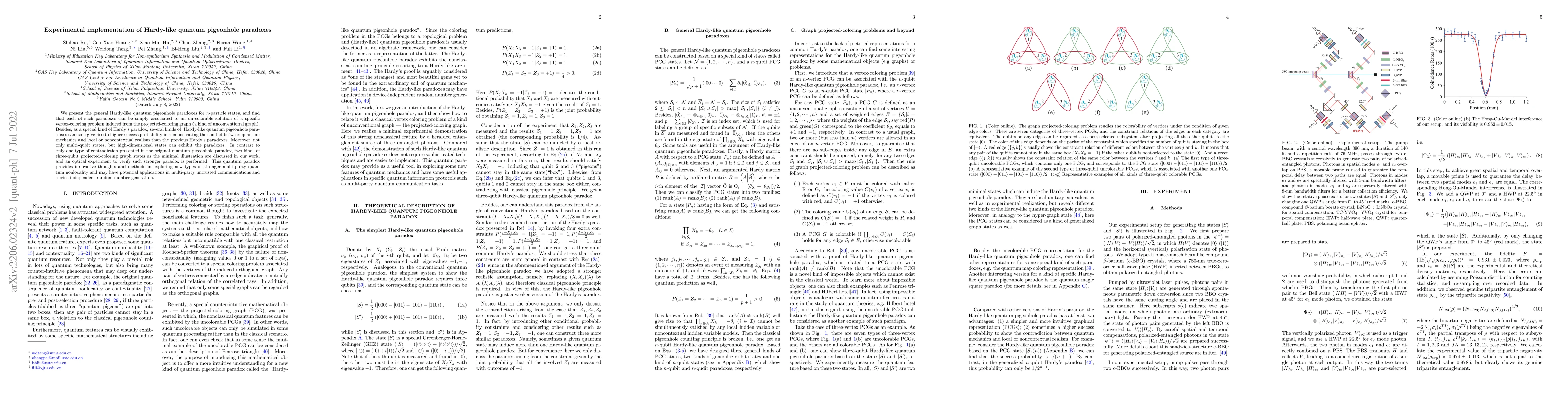 Thumbnail for Experimental implementation of Hardy-like quantum pigeonhole paradoxes