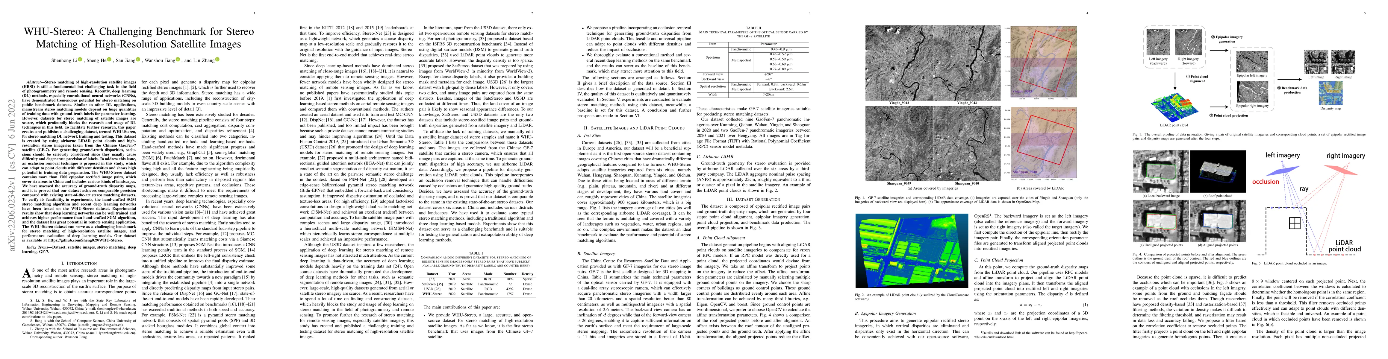 Thumbnail for WHU-Stereo: A Challenging Benchmark for Stereo Matching of
  High-Resolution Satellite Images