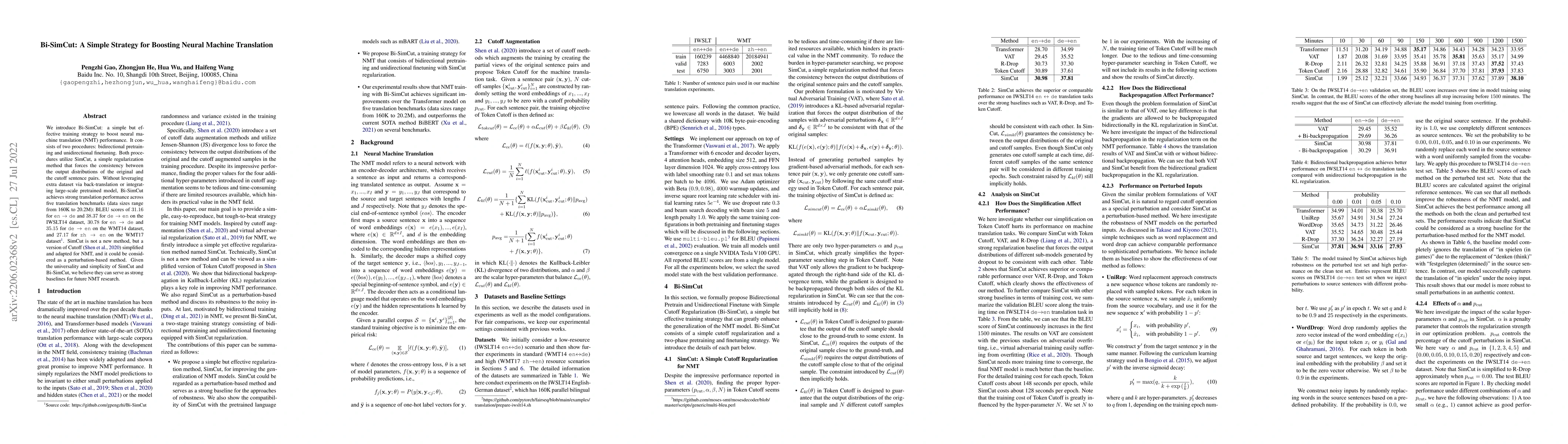 Thumbnail for Bi-SimCut: A Simple Strategy for Boosting Neural Machine Translation