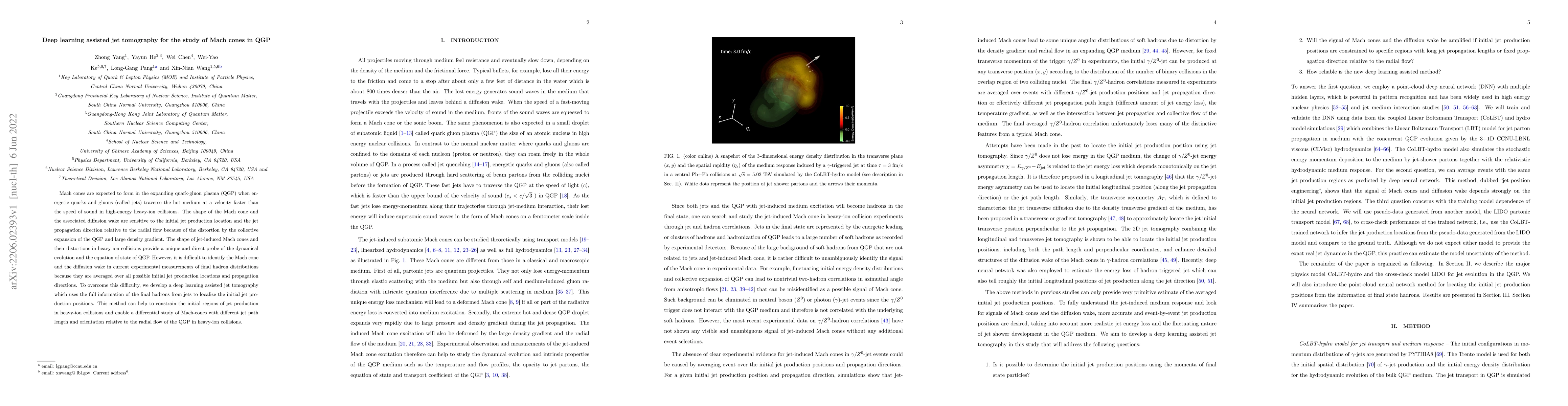 Thumbnail for Deep learning assisted jet tomography for the study of Mach cones in QGP