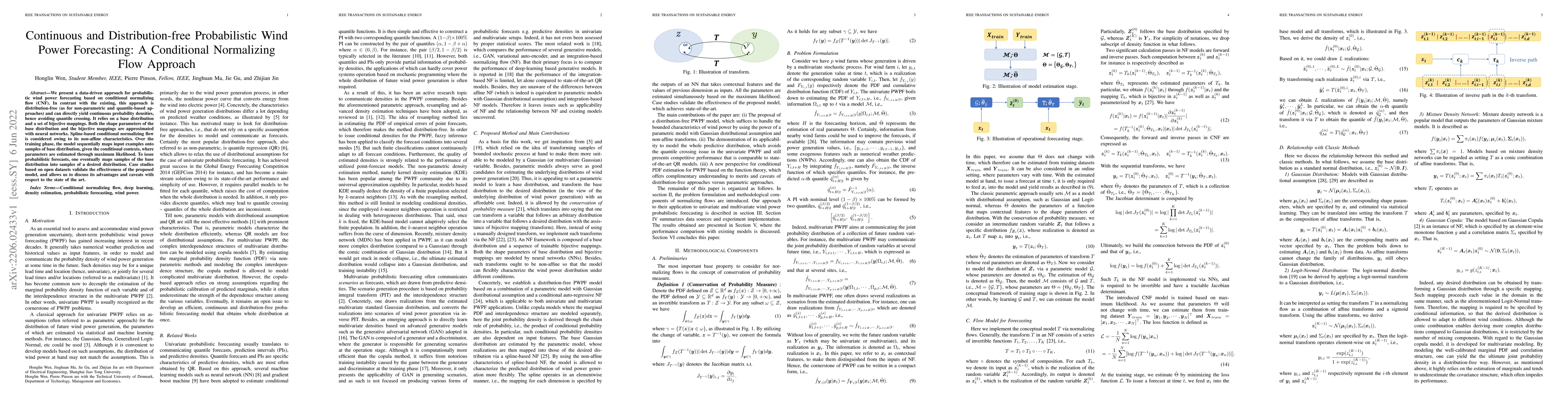 Thumbnail for Continuous and Distribution-free Probabilistic Wind Power Forecasting: A
  Conditional Normalizing Flow Approach