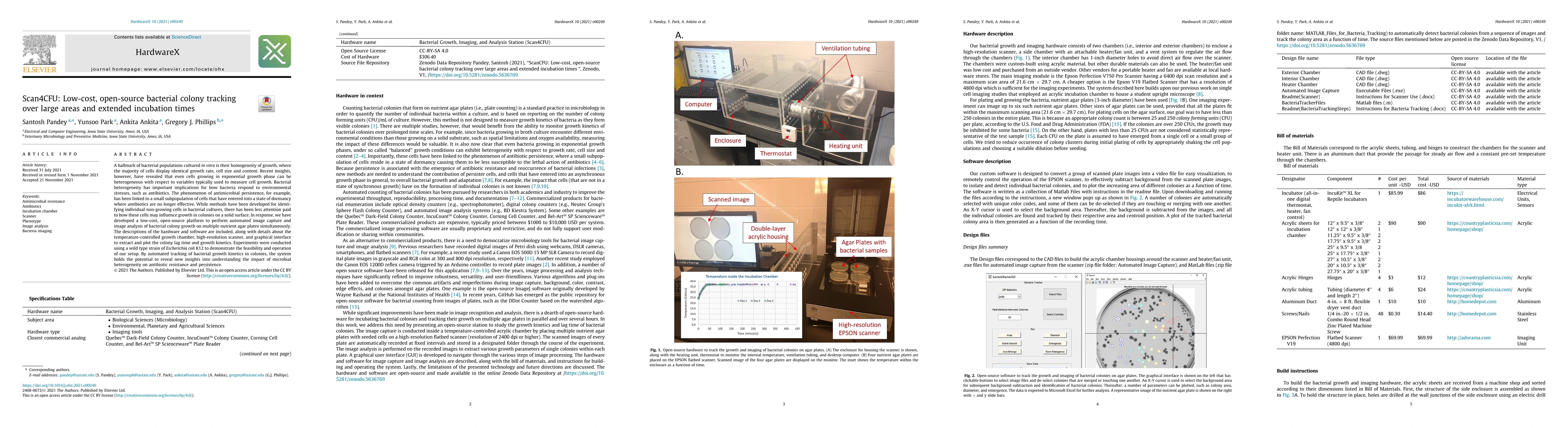 Thumbnail for Scan4CFU: Low-cost, open-source bacterial colony tracking over large
  areas and extended incubation times