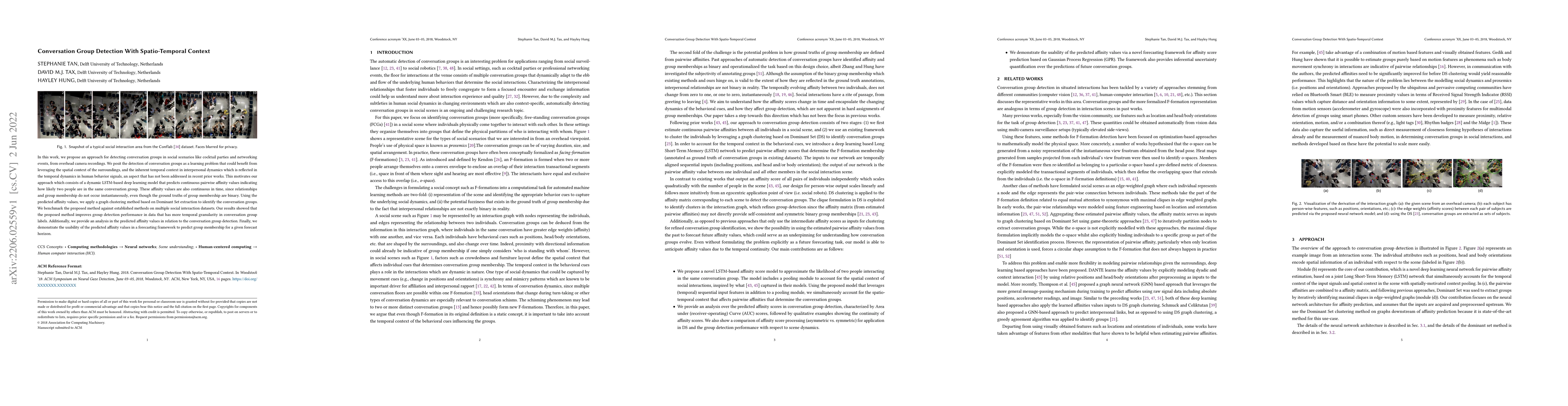Thumbnail for Conversation Group Detection With Spatio-Temporal Context