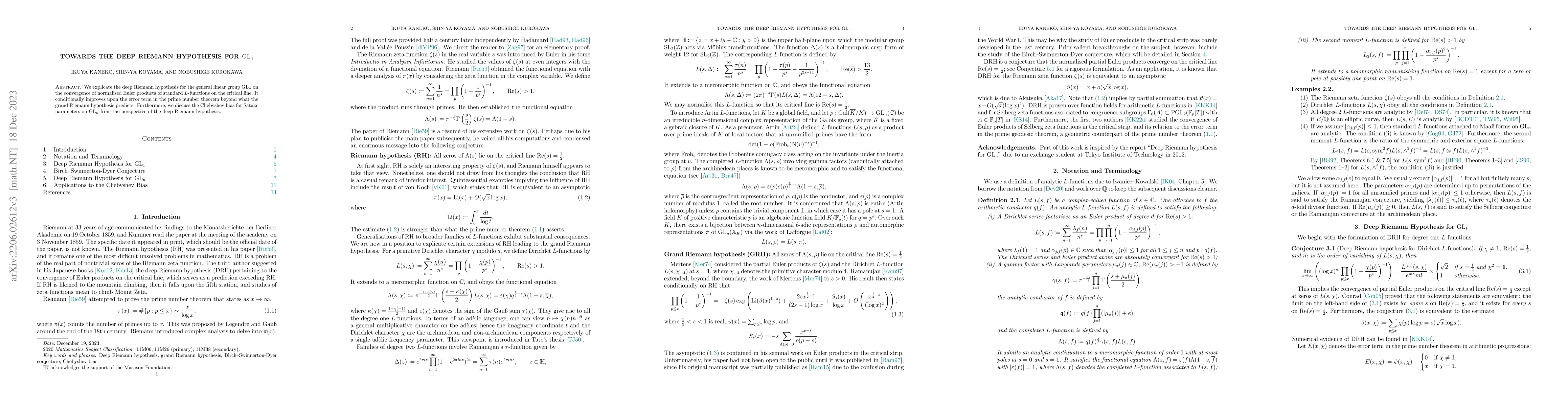 Thumbnail for Towards the Deep Riemann Hypothesis for $\mathrm{GL}_{n}$