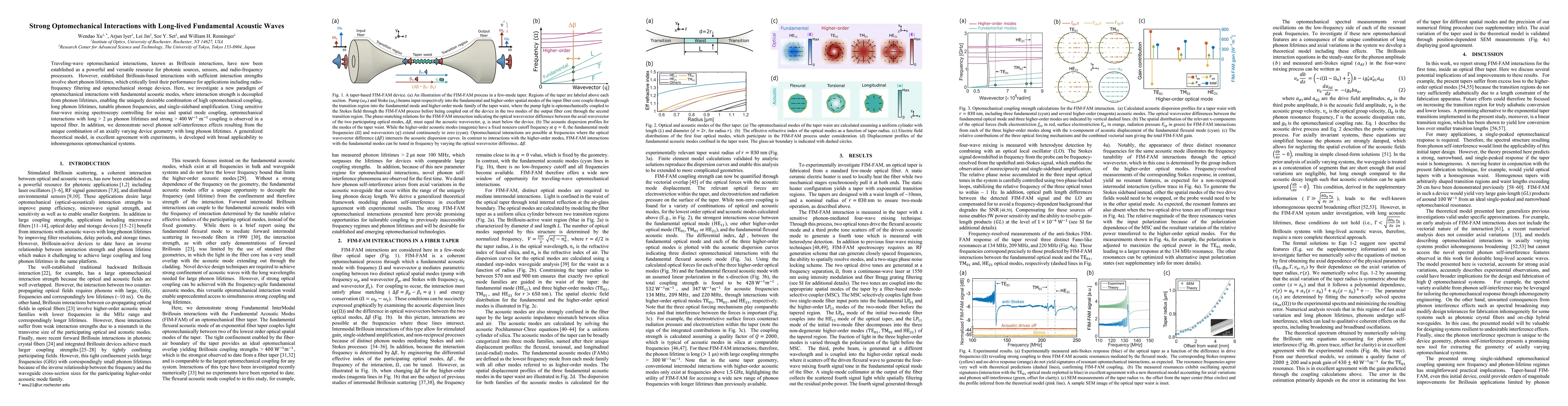 Thumbnail for Strong Optomechanical Interactions with Long-lived Fundamental Acoustic
  Waves