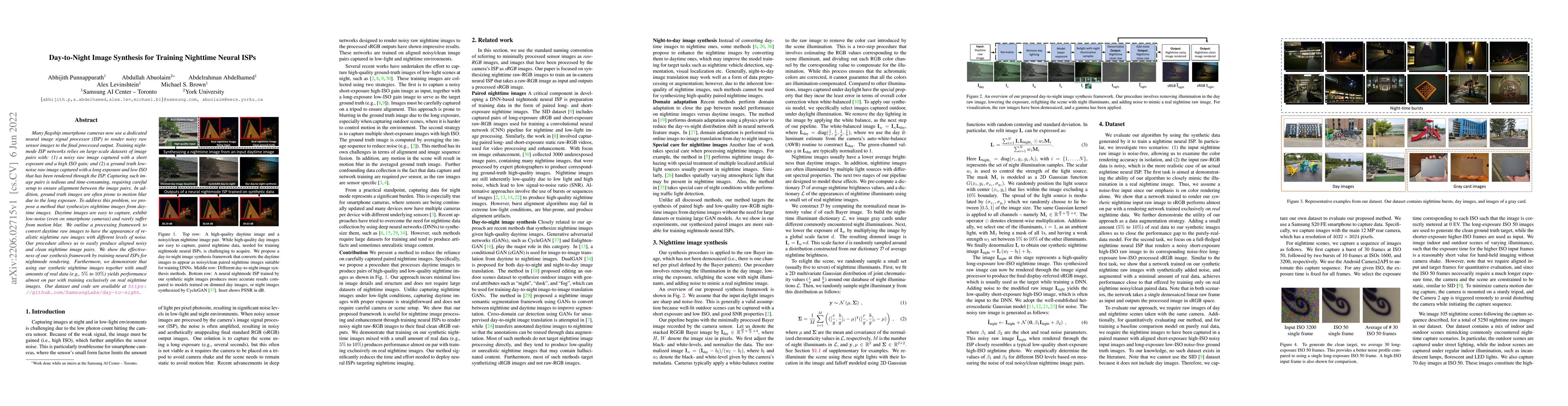 Thumbnail for Day-to-Night Image Synthesis for Training Nighttime Neural ISPs