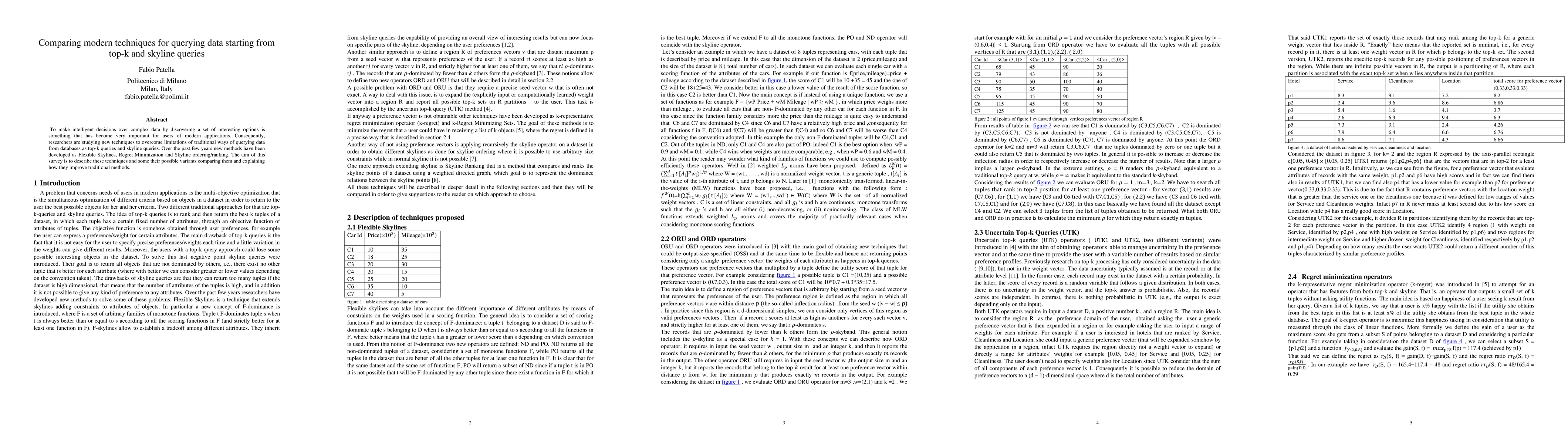 Thumbnail for Comparing modern techniques for querying data starting from top-k and
  skyline queries
