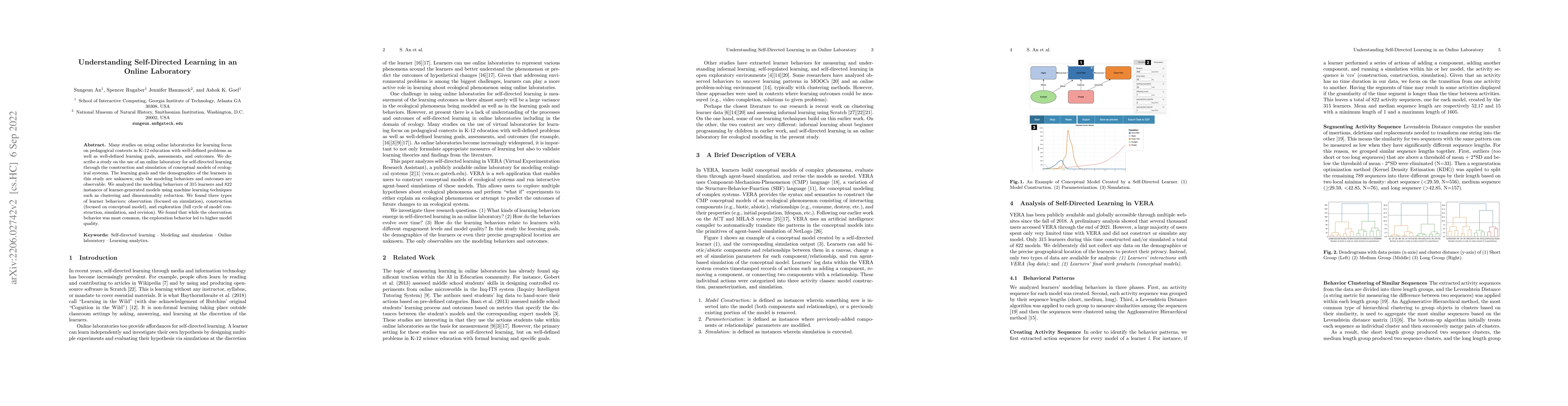 Thumbnail for Understanding Self-Directed Learning in an Online Laboratory