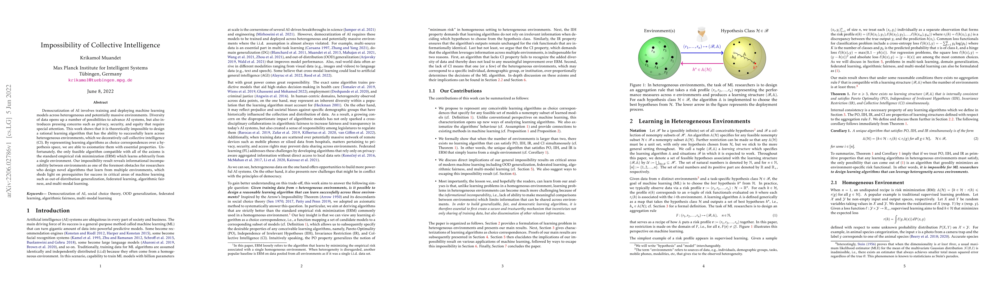 Thumbnail for Impossibility of Collective Intelligence