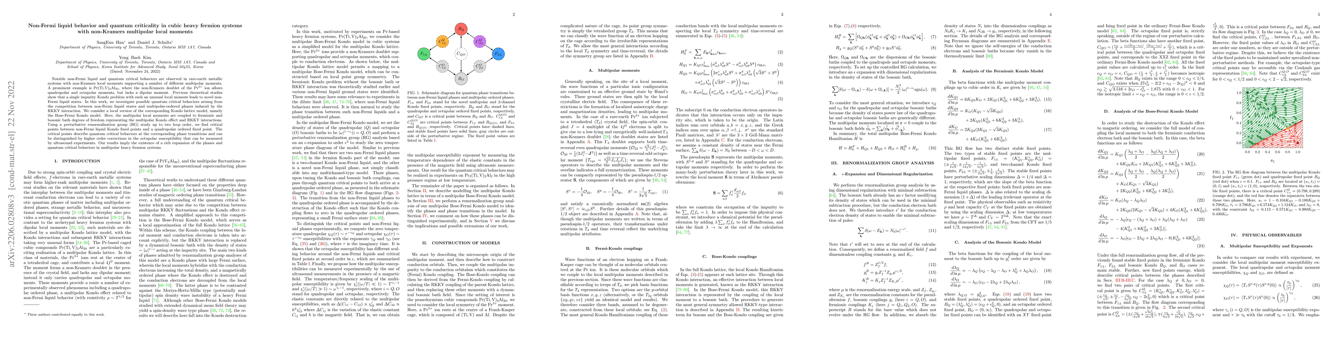 Thumbnail for Non-Fermi liquid behavior and quantum criticality in cubic heavy fermion
  systems with non-Kramers multipolar local moments