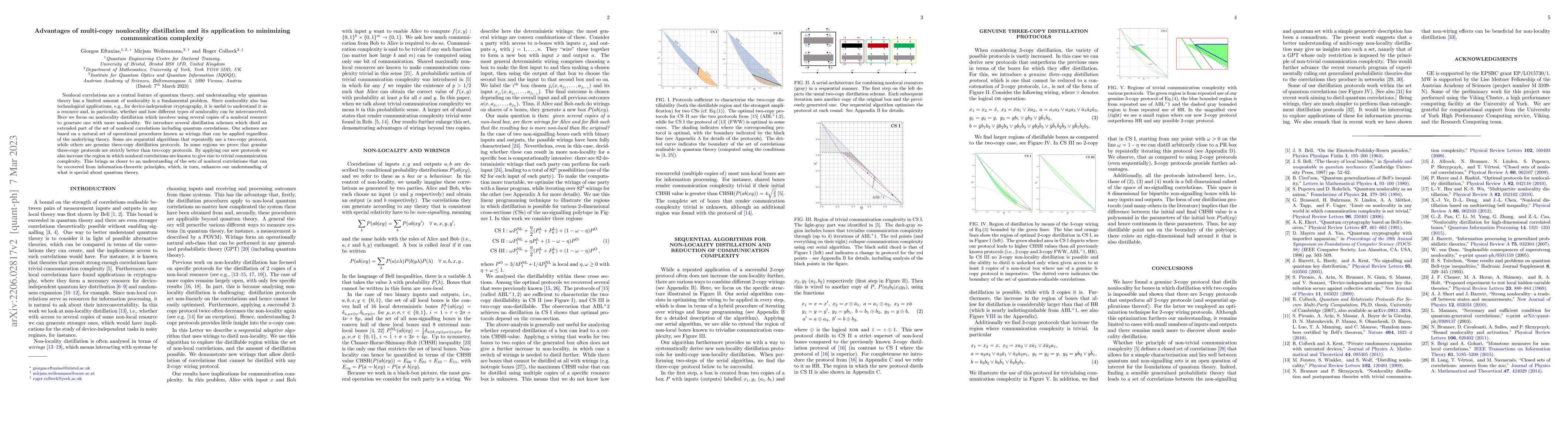Thumbnail for Advantages of multi-copy nonlocality distillation and its application to
  minimizing communication complexity