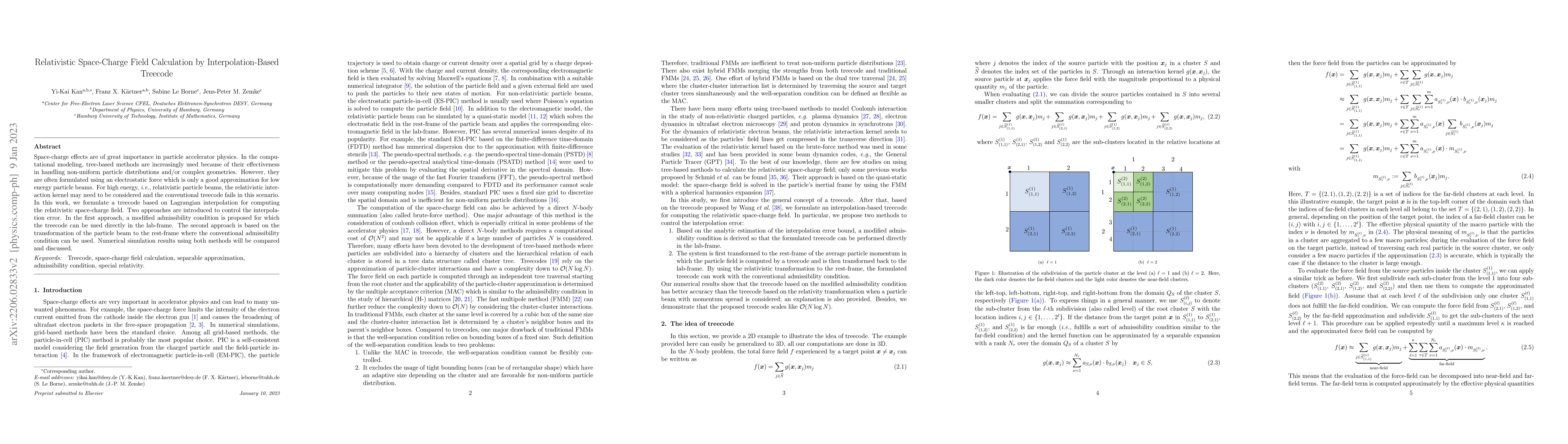 Thumbnail for Relativistic Space-Charge Field Calculation by Interpolation-Based
  Treecode