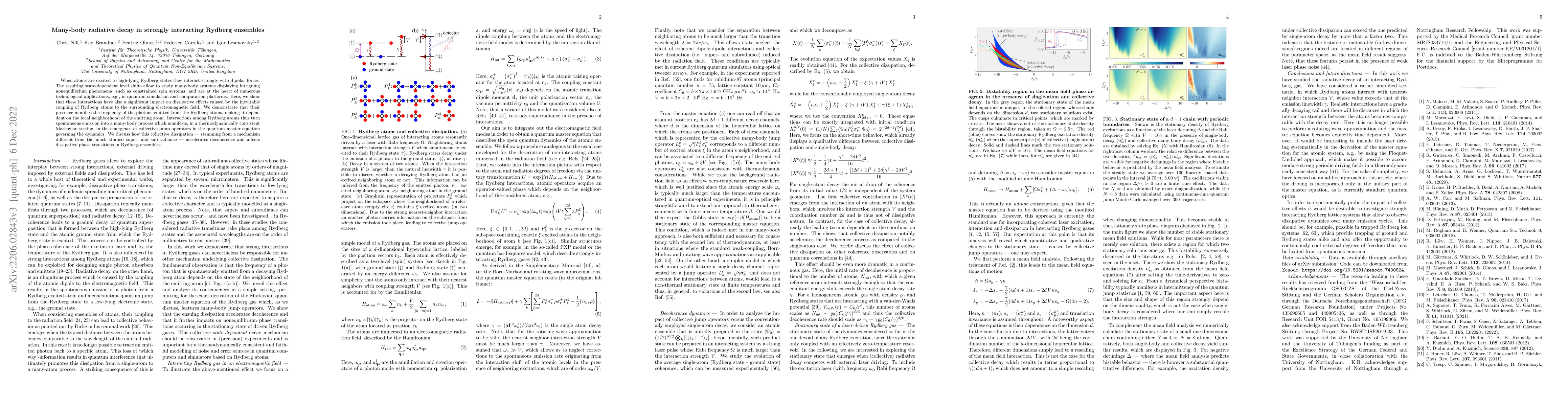 Thumbnail for Many-body radiative decay in strongly interacting Rydberg ensembles