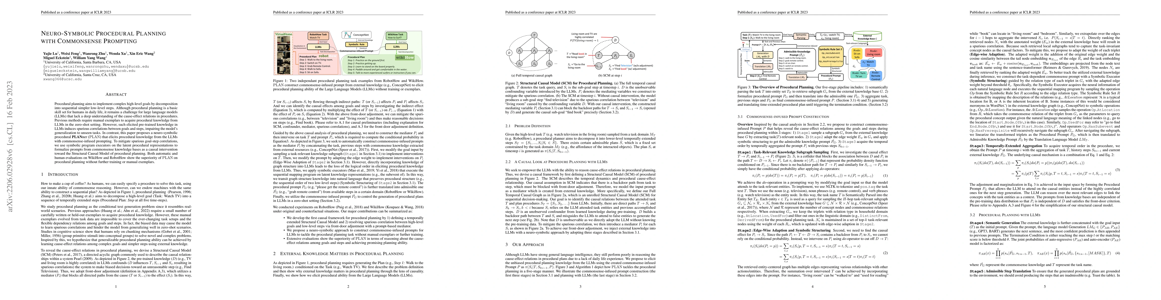 Thumbnail for Neuro-Symbolic Procedural Planning with Commonsense Prompting