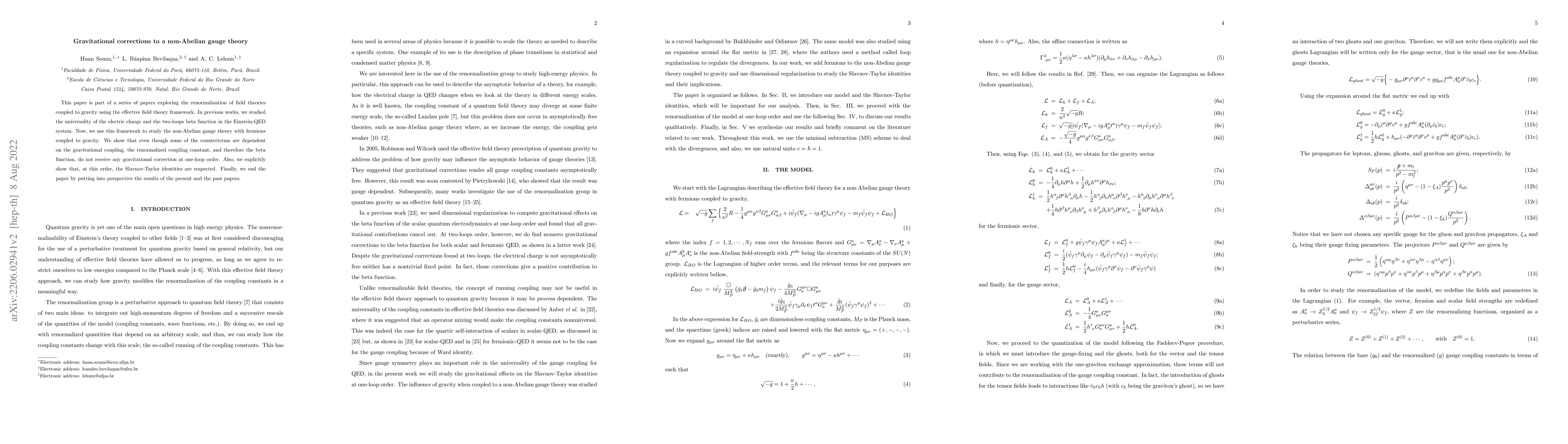 Thumbnail for Gravitational corrections to a non-Abelian gauge theory
