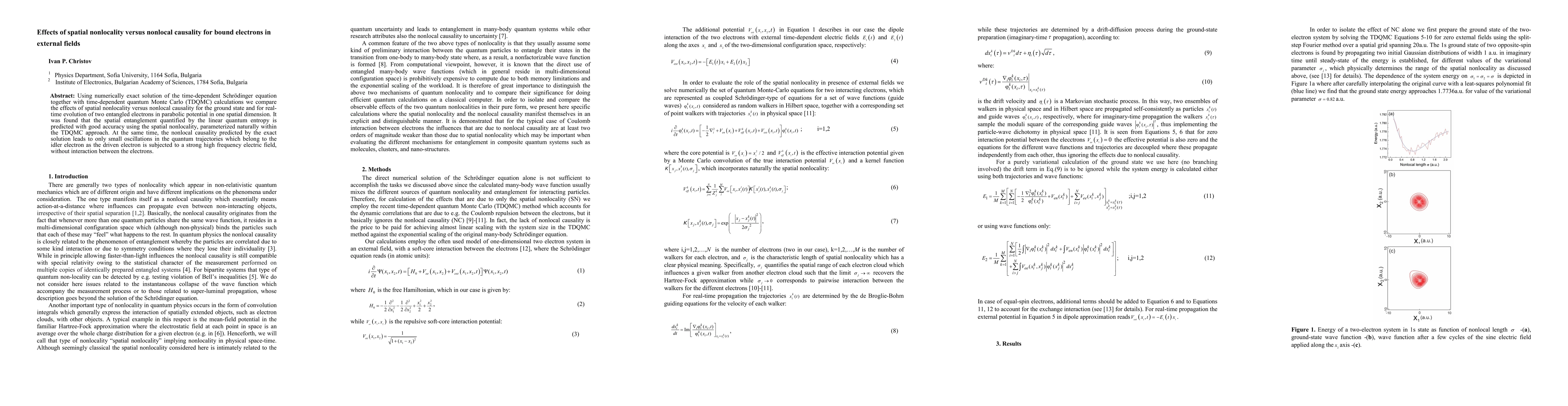 Thumbnail for Effects of spatial nonlocality versus nonlocal causality for bound
  electrons in external fields