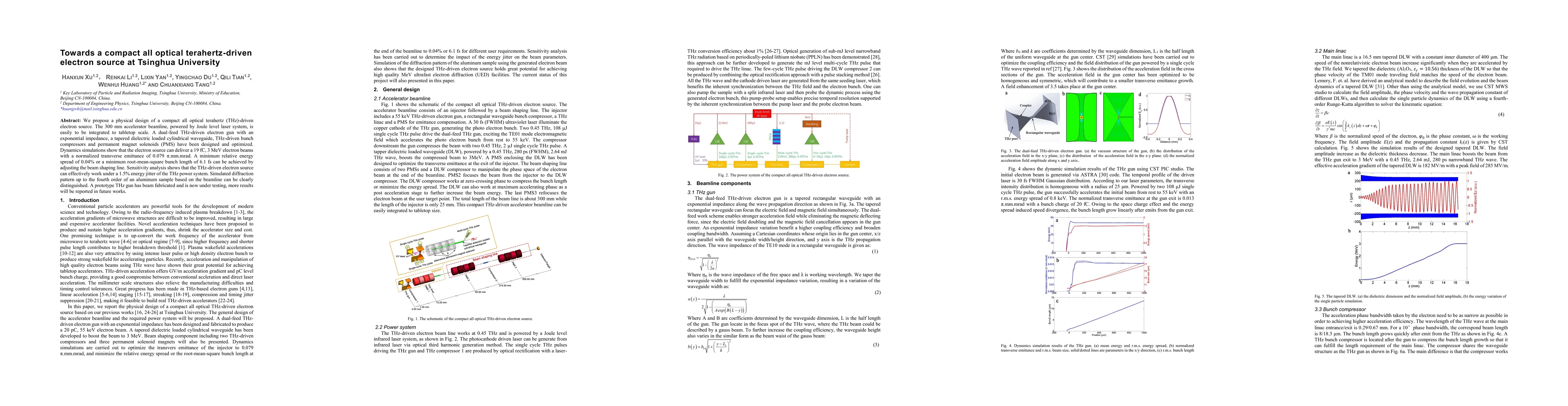 Thumbnail for Towards a compact all optical terahertz-driven electron source at
  Tsinghua University