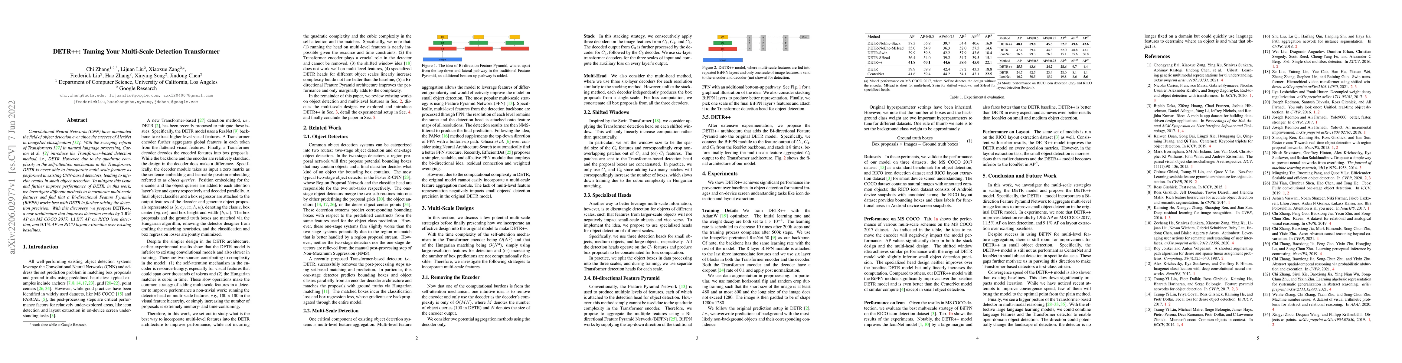 Thumbnail for DETR++: Taming Your Multi-Scale Detection Transformer