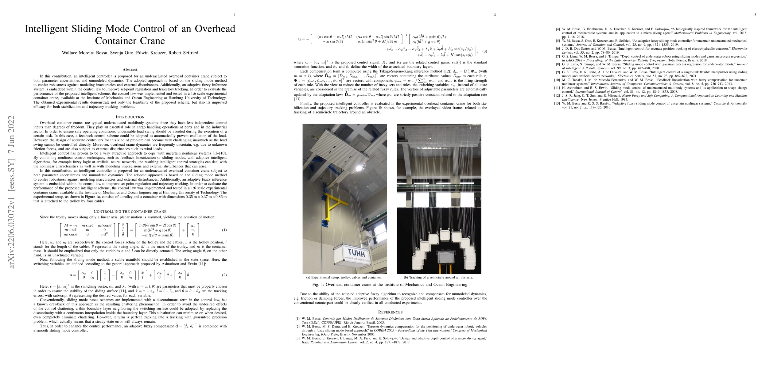 Thumbnail for Intelligent Sliding Mode Control of an Overhead Container Crane