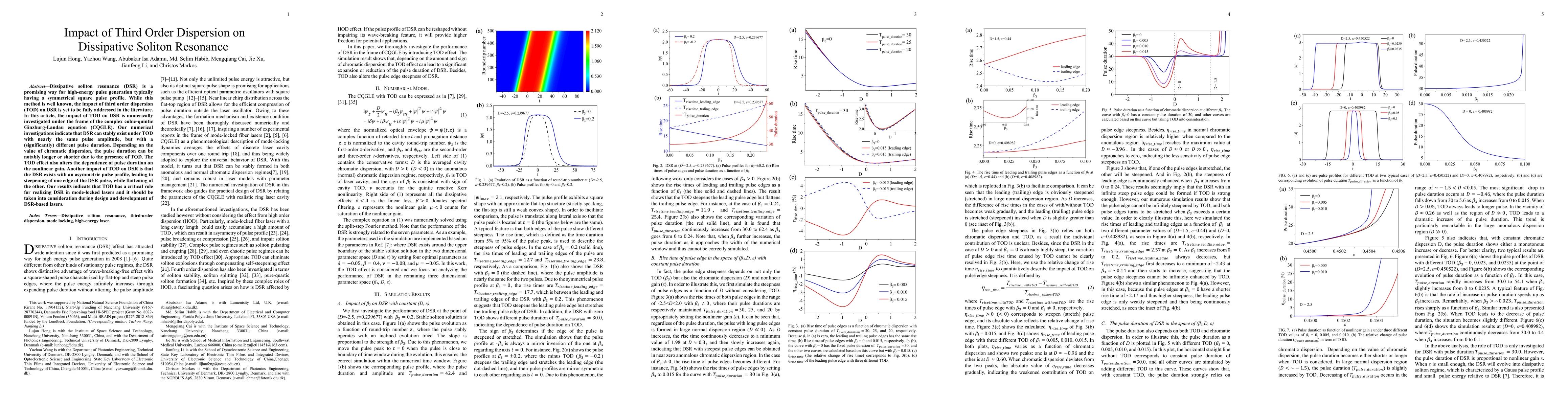 Thumbnail for Impact of Third Order Dispersion on Dissipative Soliton Resonance