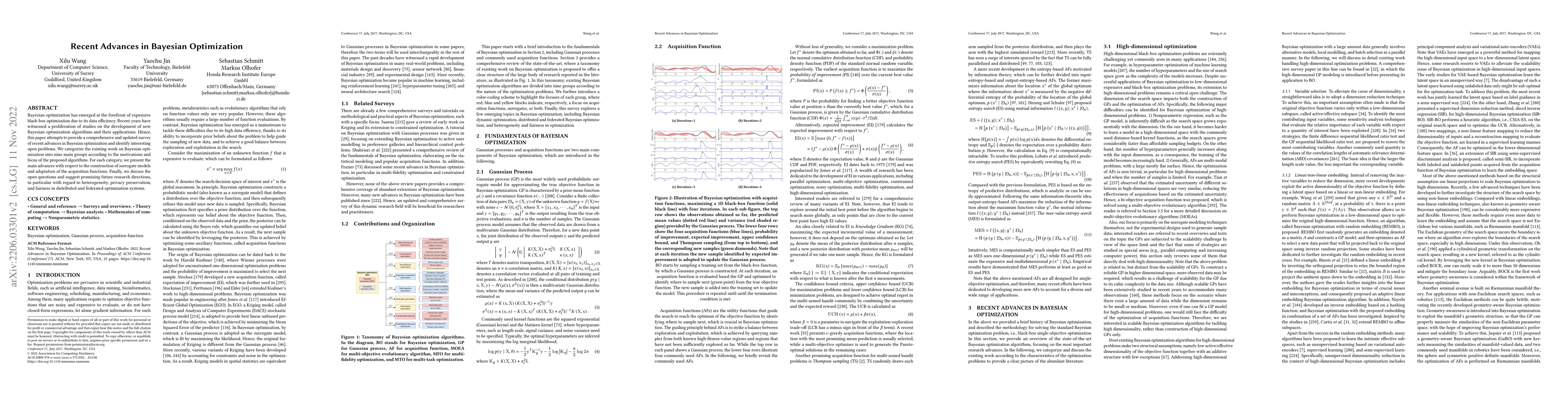 Thumbnail for Recent Advances in Bayesian Optimization
