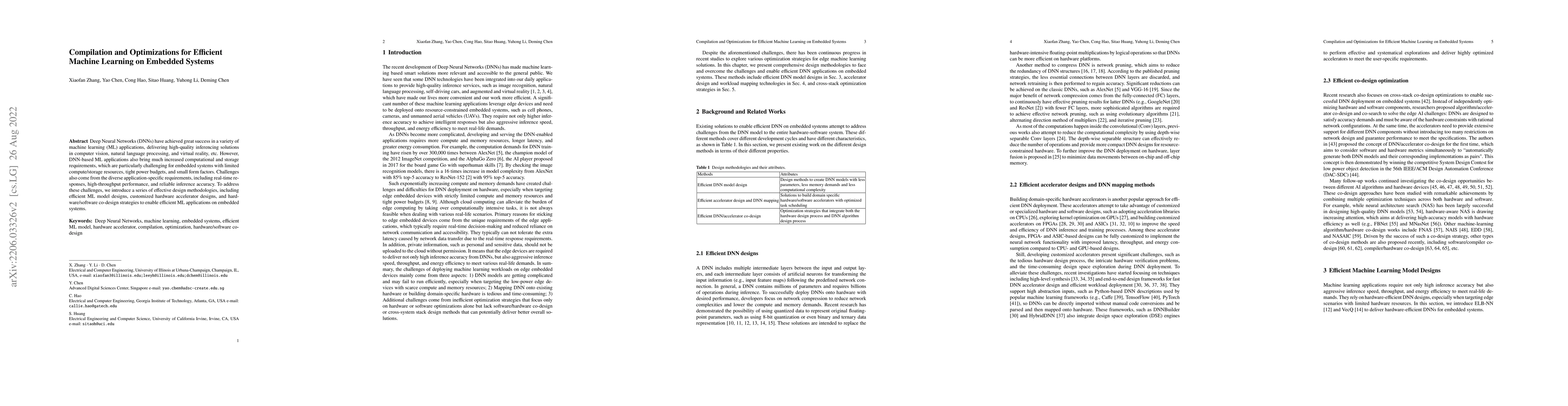 Thumbnail for Compilation and Optimizations for Efficient Machine Learning on Embedded
  Systems