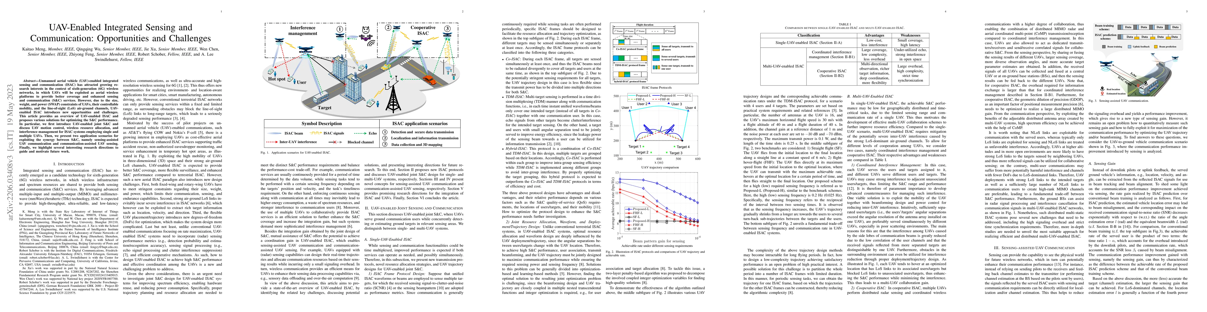 Thumbnail for UAV-Enabled Integrated Sensing and Communication: Opportunities and
  Challenges