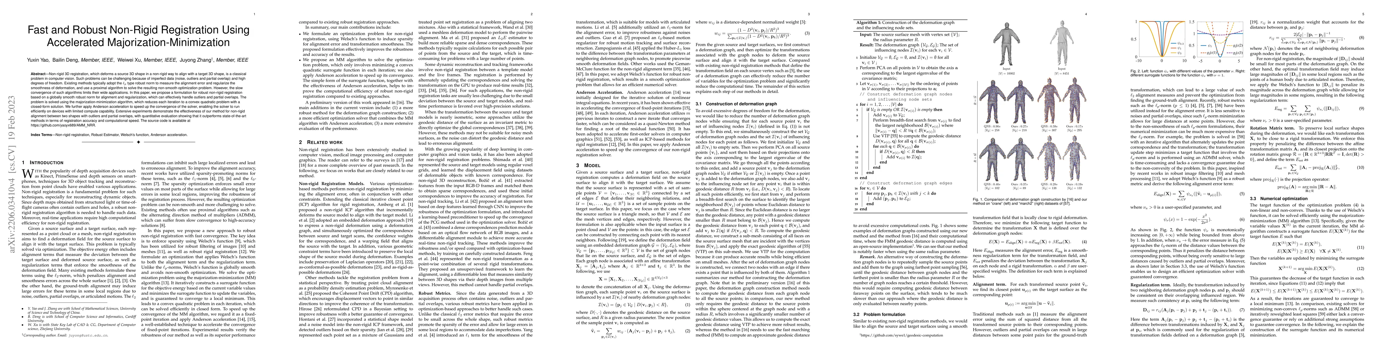 Thumbnail for Fast and Robust Non-Rigid Registration Using Accelerated
  Majorization-Minimization