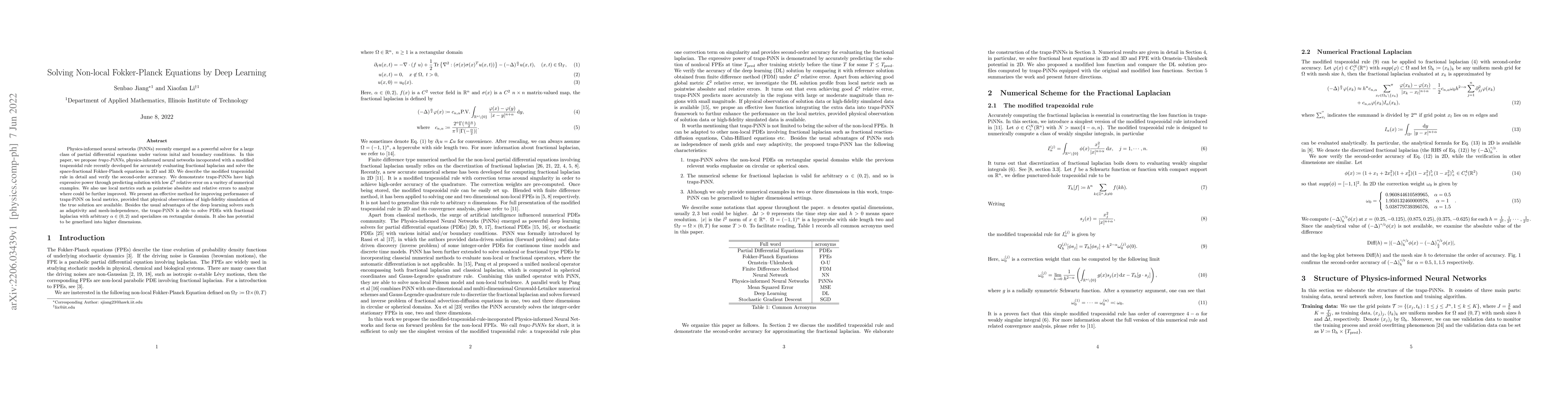 Thumbnail for Solving Non-local Fokker-Planck Equations by Deep Learning
